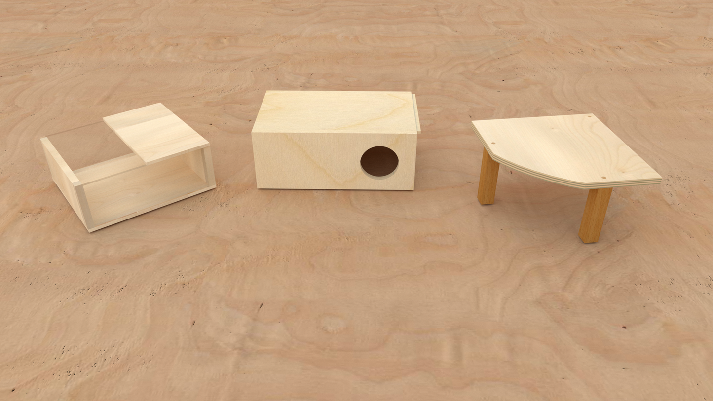 Set per Criceti - Maw's Habitat di Mauro Giannattasio